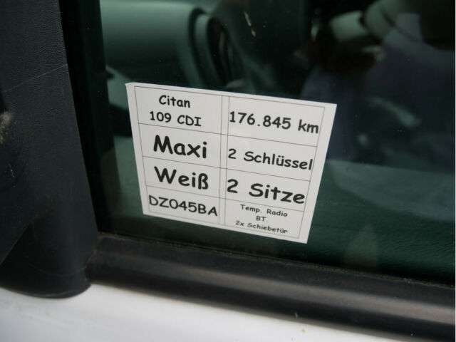 MERCEDES-BENZ Citan Kasten 109 CDI extralang leichter Lieferwagen - Photo 5